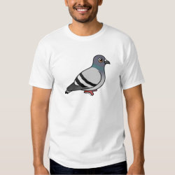 Customizable Rock Pigeon Men's Basic T-Shirt