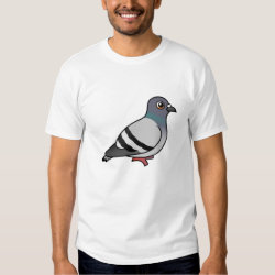 Customizable Rock Pigeon Men's Basic T-Shirt