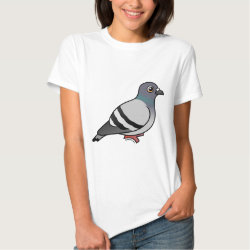 Customizable Rock Pigeon Women's Basic T-Shirt