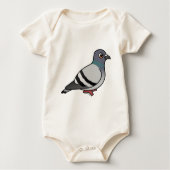 Customizable Rock Pigeon Infant Organic Onesie / Creeper