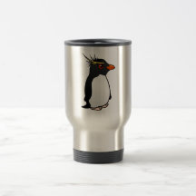 Cute Rockhopper Penguin Mug