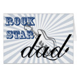 cute rockstar Dad, Father's Day greetings cards