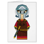 Cute Roman Gladiator Card