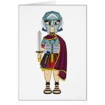 Cute Roman Gladiator Card