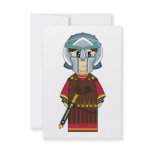 Cute Roman Gladiator RSVP Card Personalized Announcement