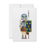 Cute Roman Gladiator RSVP Card Custom Announcements