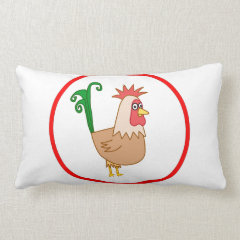 Cute Rooster Pillow