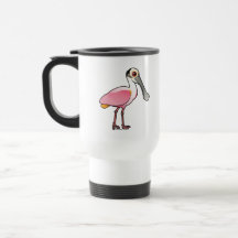 Cute Roseate Spoonbill Coffee Mugs