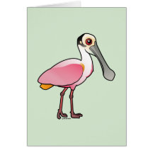 Cute Roseate Spoonbill Greeting Cards