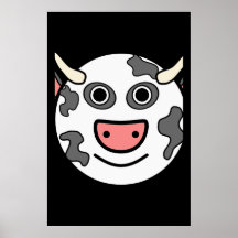 Cartoon Cow Faces