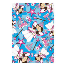 Cute Royal Princess RSVP Card Personalized Announcements