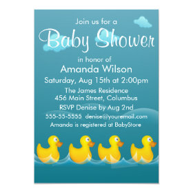 Cute Rubber Ducky Baby Shower 5