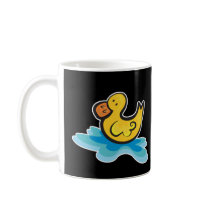 cute rubber ducky in tub coffee mugs