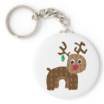 Cute Rudolph Reindeer Keychain