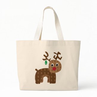 Cute Rudolph Reindeer Tote bag