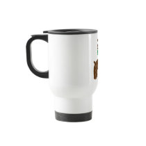 Cute Rudolph Reindeer Travel Mug