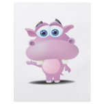 cute sad little hippo flyers