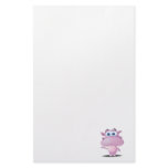 cute sad little hippo stationery