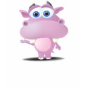 cute sad little hippo t-shirts