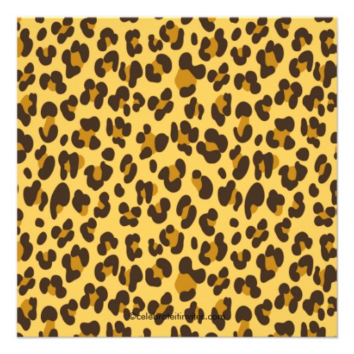 Cute Safari Jungle Birthday Party Invitations