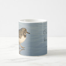Cute Sandpiper Bird Motivational Mug