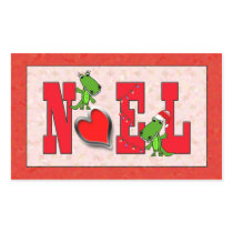 Cute Santa Alligator Noel Stickers