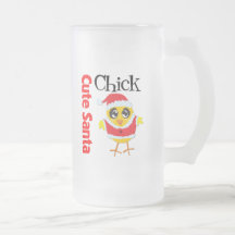 Cute Santa Chick Coffee Mug