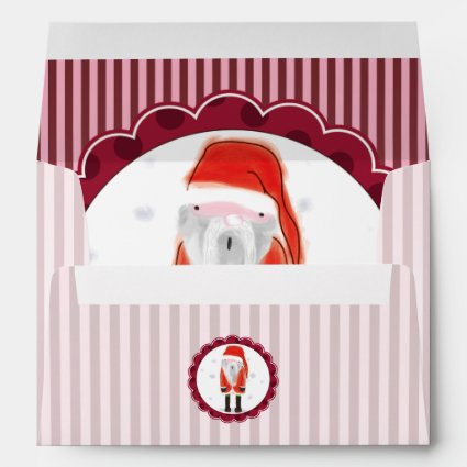 Cute Santa Christmas Envelope