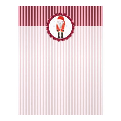 Cute Santa Christmas Personalized Letterhead