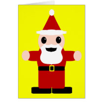 Cute Santa Claus cards