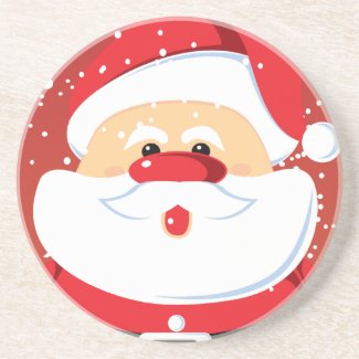 Cute Santa Claus custom coaster coaster