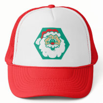 cute santa face hats