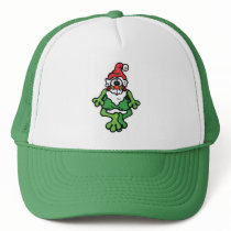 cute santa frog hats