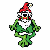cute santa frog photo sculptures by doonidesigns cute santa frog photo sculptures