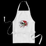 Cute Santa Skull aprons