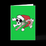 Cute Santa Skull cards