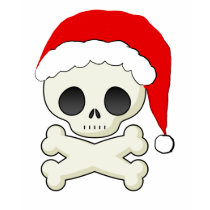 Cute Santa Skull Shirt