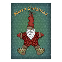 Cute Santa tag business cards