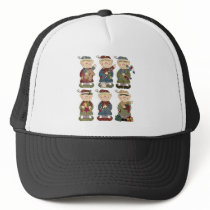 cute santas elves hats