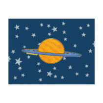 Cute Saturn Postcards
