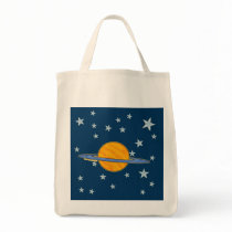 Cute Saturn Tote Bags
