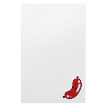 Cute sausage personalized stationery