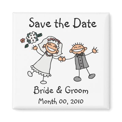 Cute Save the Date magnets