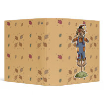cute scarecrow bear binders
