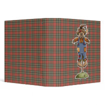 cute scarecrow bear binders