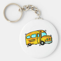 Cute School Bus Keychains