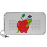 apple, worm, grad, graduation, children, kids,