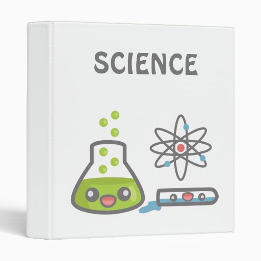 Cute Science Equipment Binder Zazzle