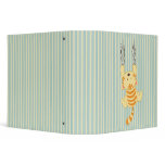Cute scratching kitty cat fun 2 inch avery binder