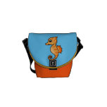 cute sea horse messenger bag